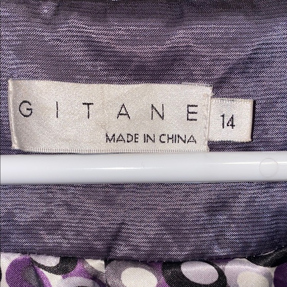Gitane Size 14 Elegant Purple Women's Jacket - Picture 2 of 16
